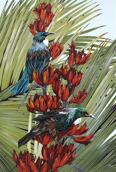 Kirsty Nixon nz bird and landscape art