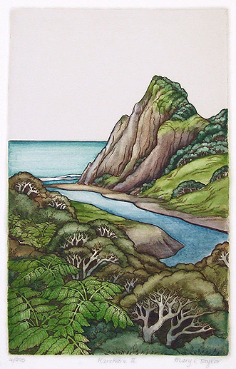 Mary Taylor nz etchings